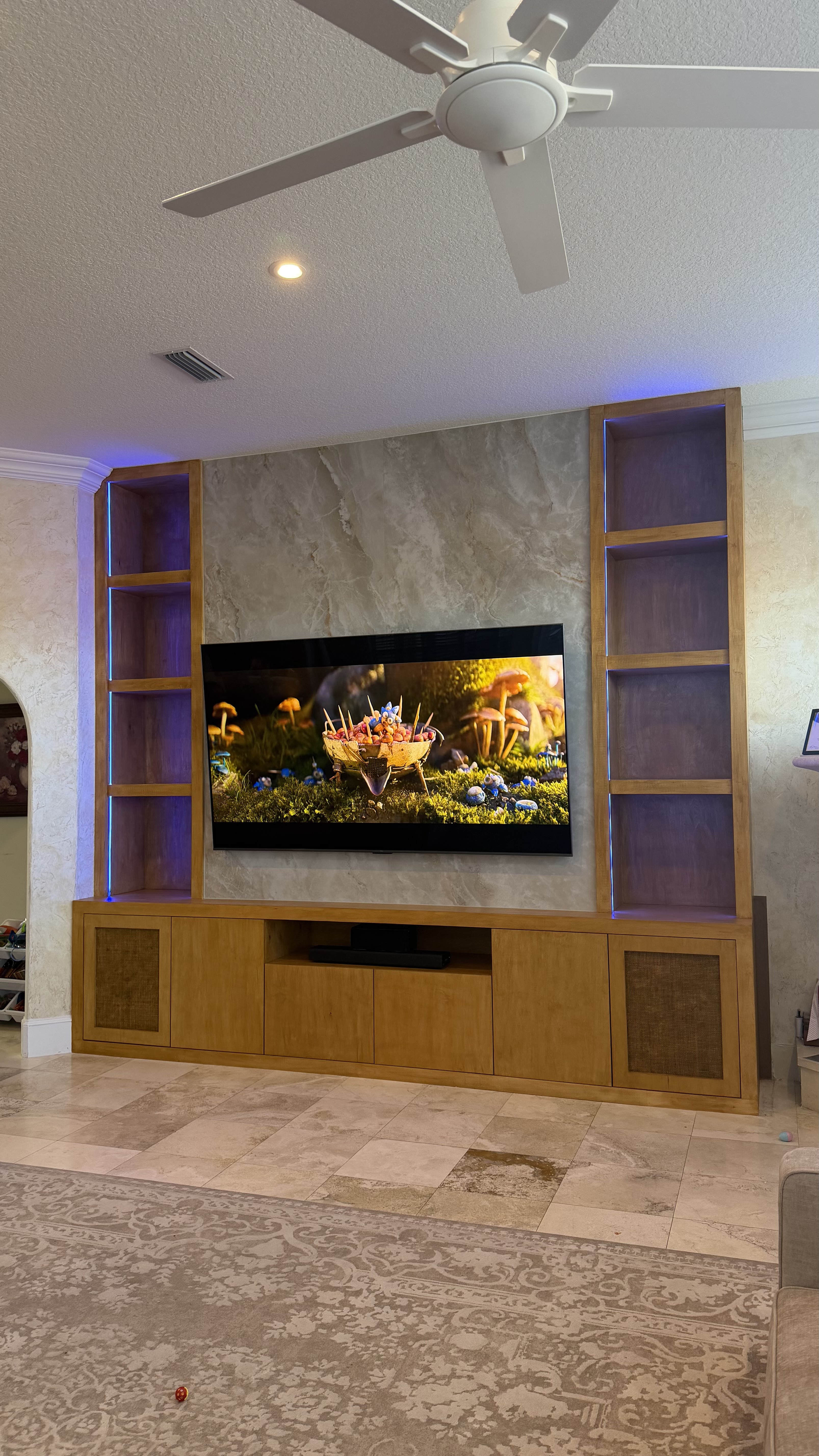 After: TV Entertainment Centers by AVP Construction JAX in Marsh Landing , Ponte Vedra Beach, FL