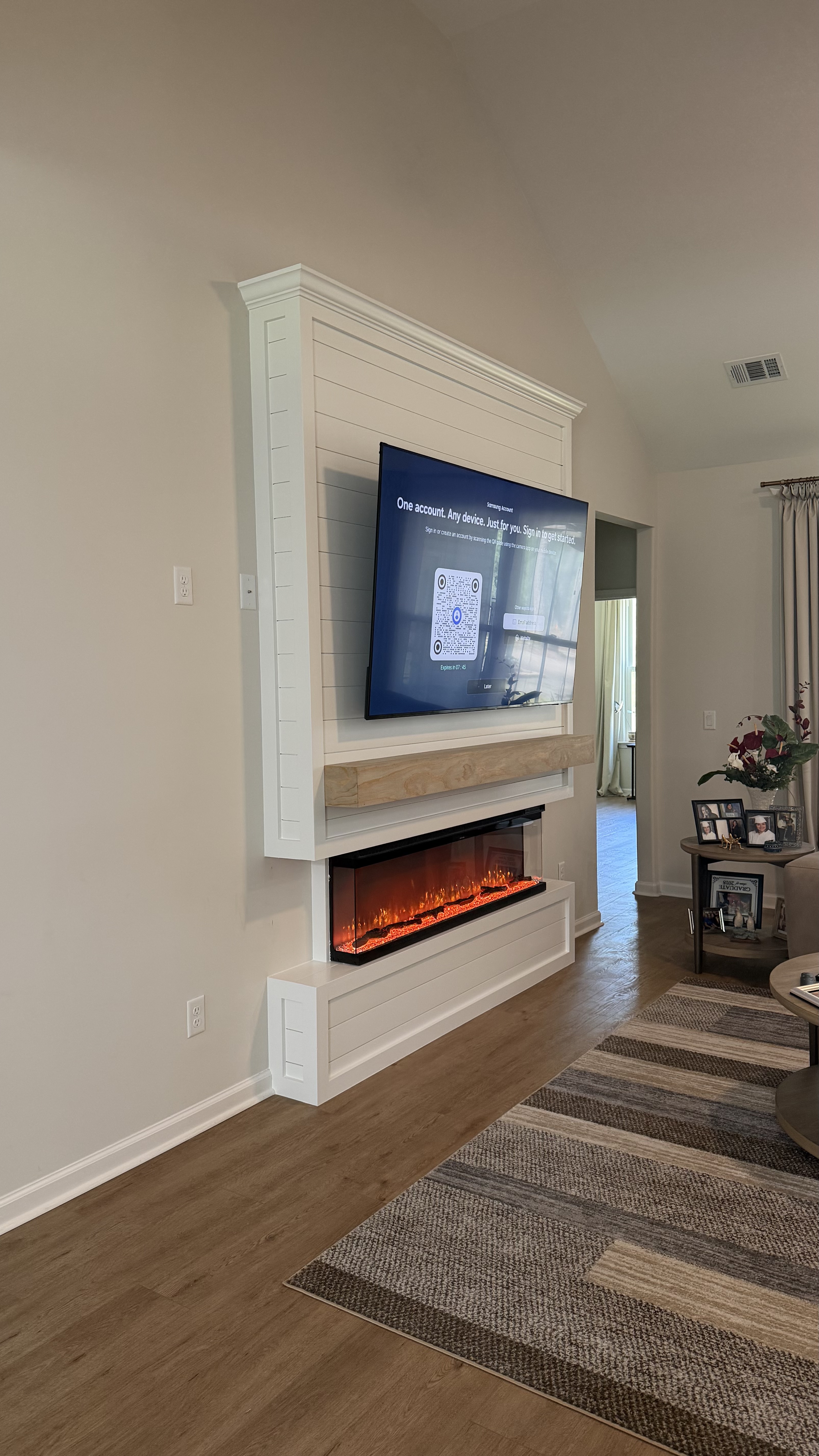 After: TV Entertainment Centers by AVP Construction JAX in Pecan Park, Jacksonville, FL