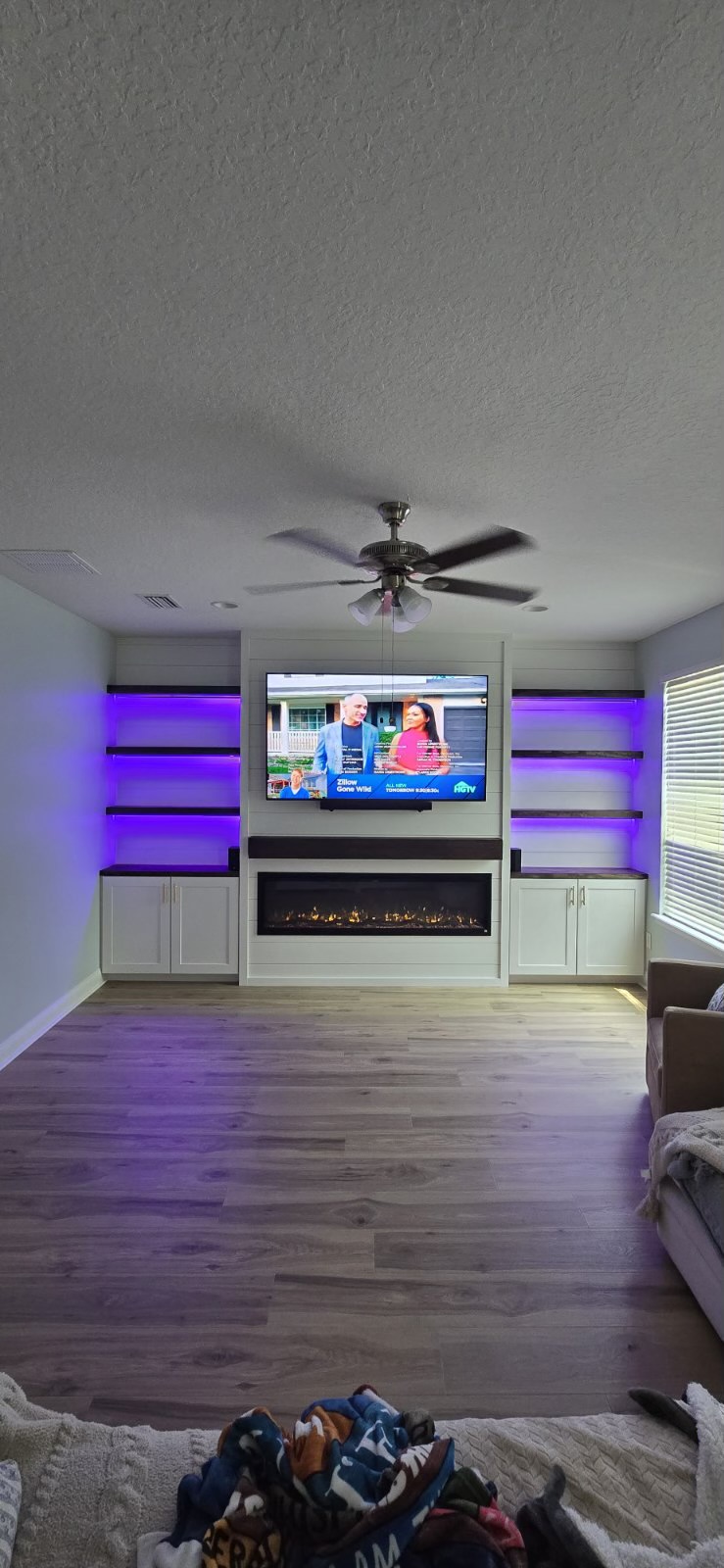After: TV Entertainment Centers by AVP Construction JAX in RiverTown, Fruit Cove, FL