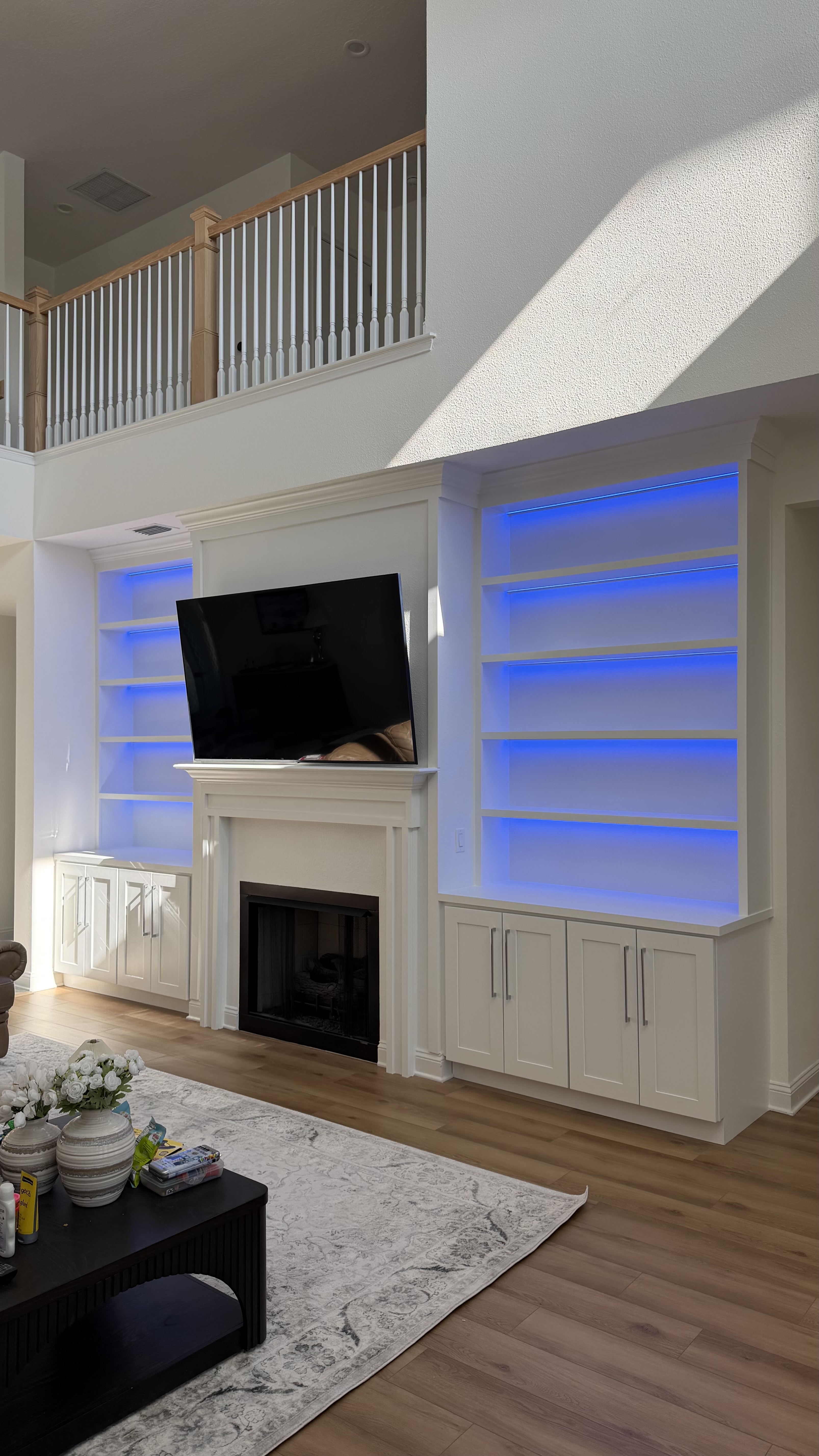 After: TV Entertainment Centers by AVP Construction JAX in Tamaya, Jacksonville, FL