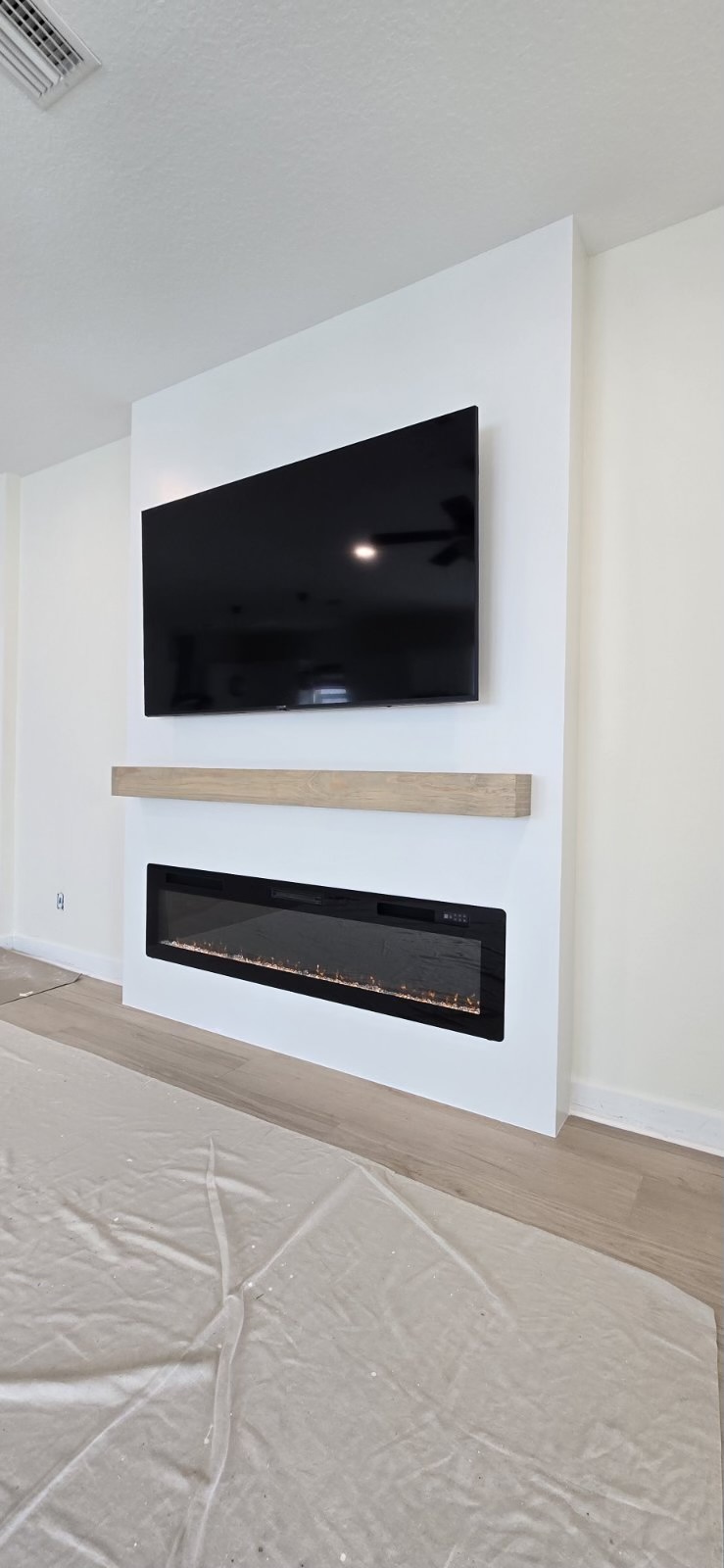 After: TV Entertainment Centers by AVP Construction JAX in ETown, Jacksonville, FL