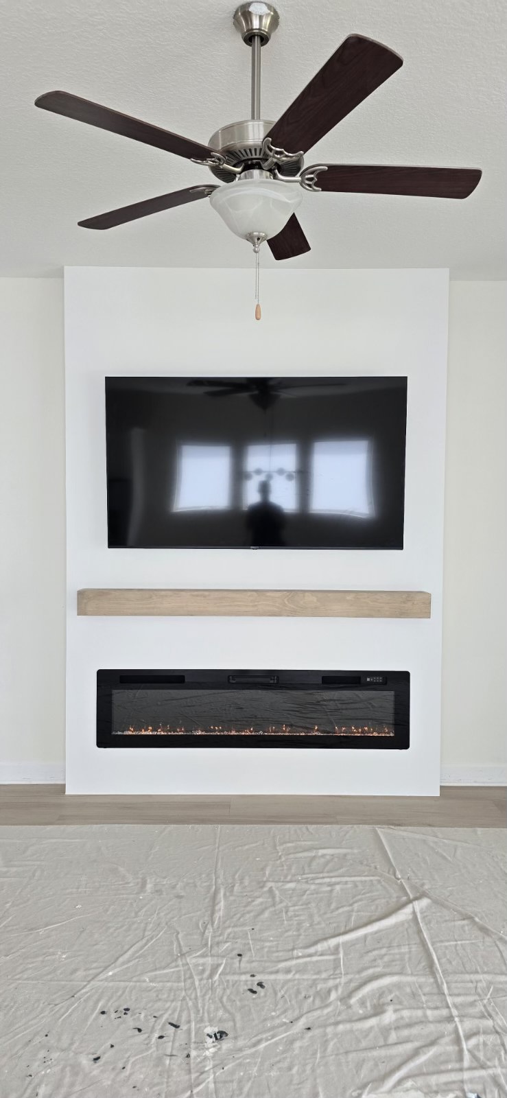 After: TV Entertainment Centers by AVP Construction JAX in ETown, Jacksonville, FL