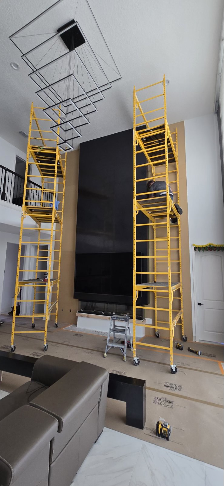 During: TV Entertainment Centers by AVP Construction JAX in Courtney Oaks, St. Augustine, FL