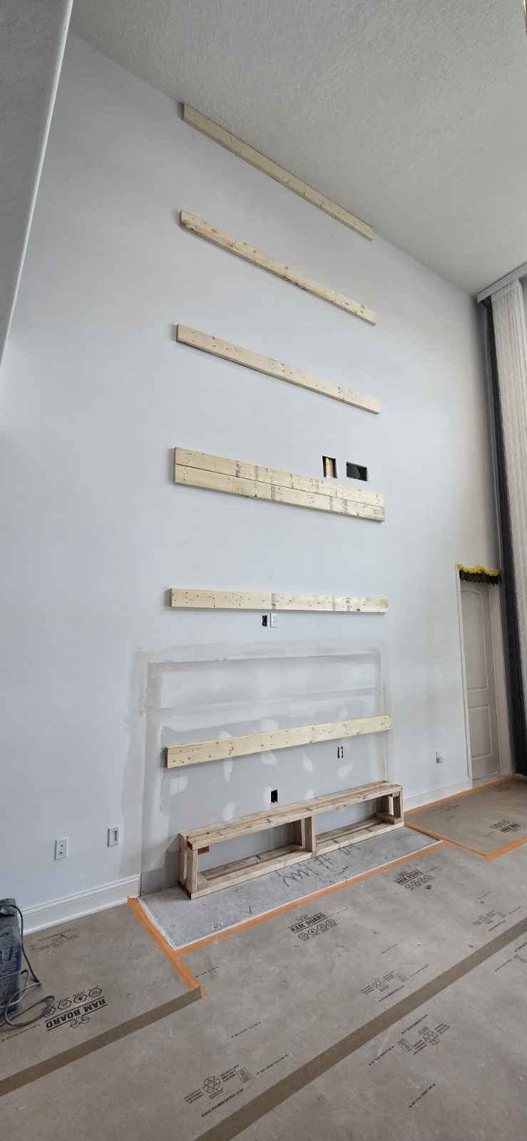 During: TV Entertainment Centers by AVP Construction JAX in Courtney Oaks, St. Augustine, FL