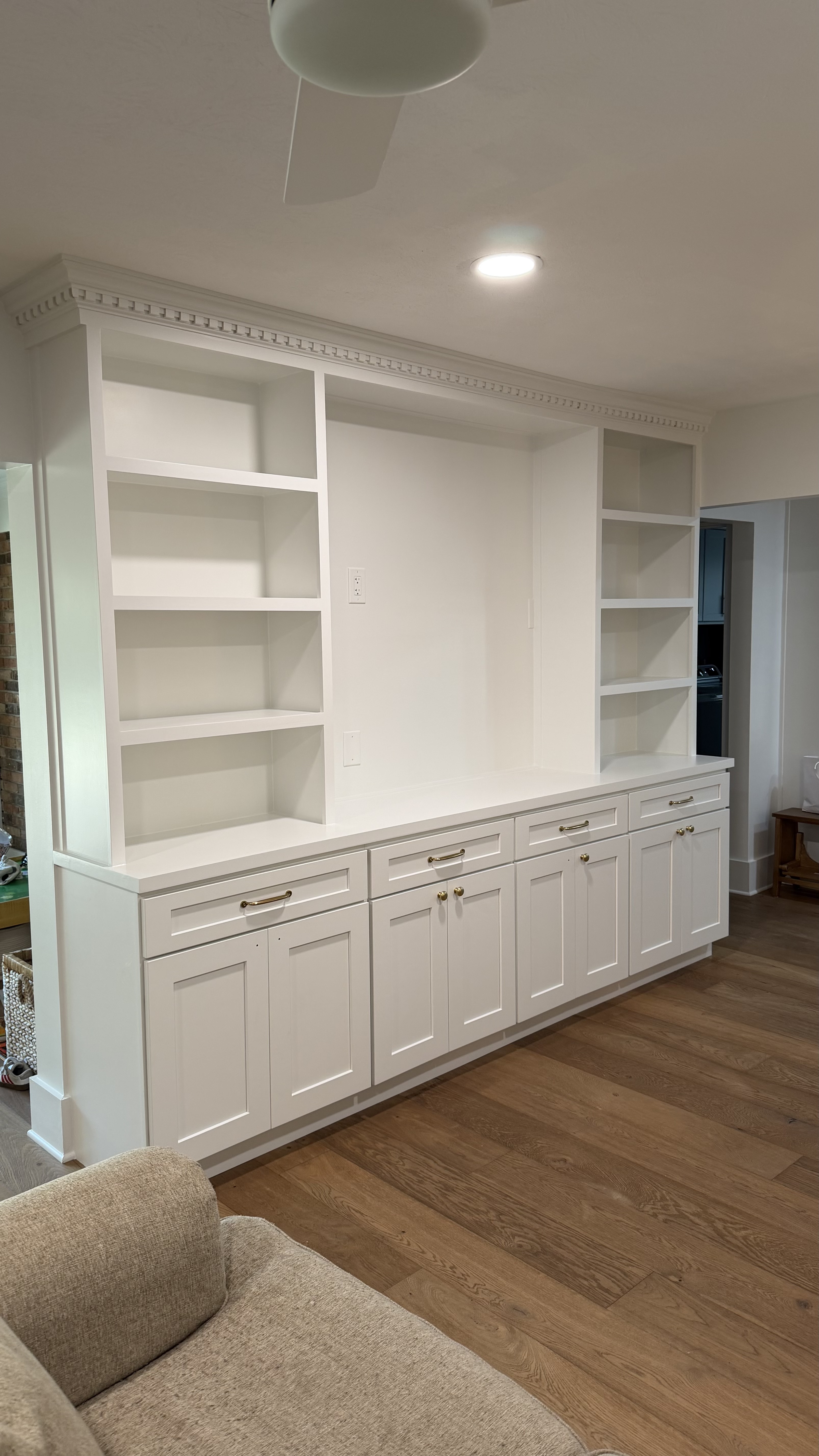 After: TV Entertainment Centers by AVP Construction JAX in San jose, Jacksonville, FL