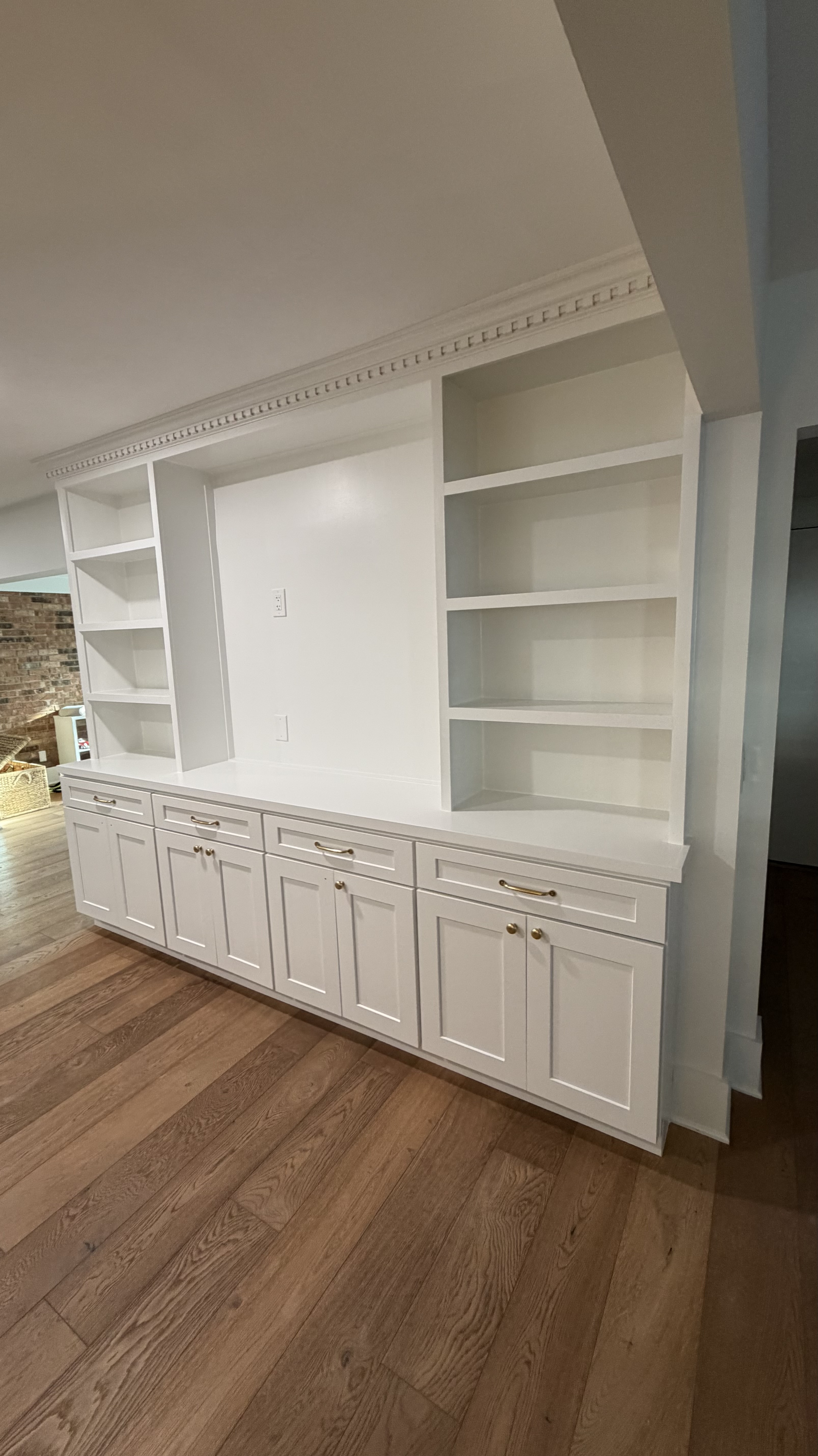 After: TV Entertainment Centers by AVP Construction JAX in San jose, Jacksonville, FL