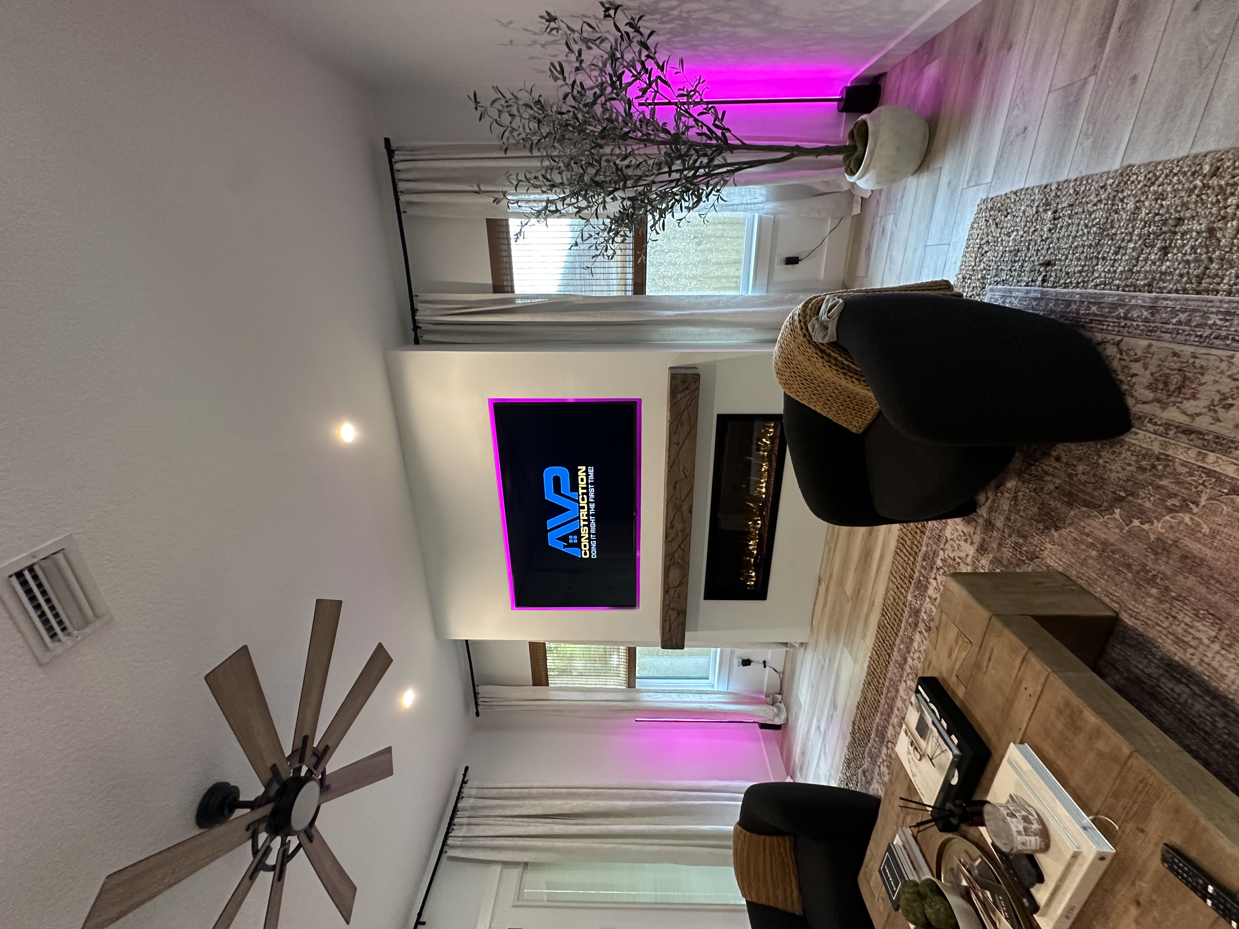 After: TV Entertainment Centers by AVP Construction JAX in JAX Beach, Jacksonville Beach, FL