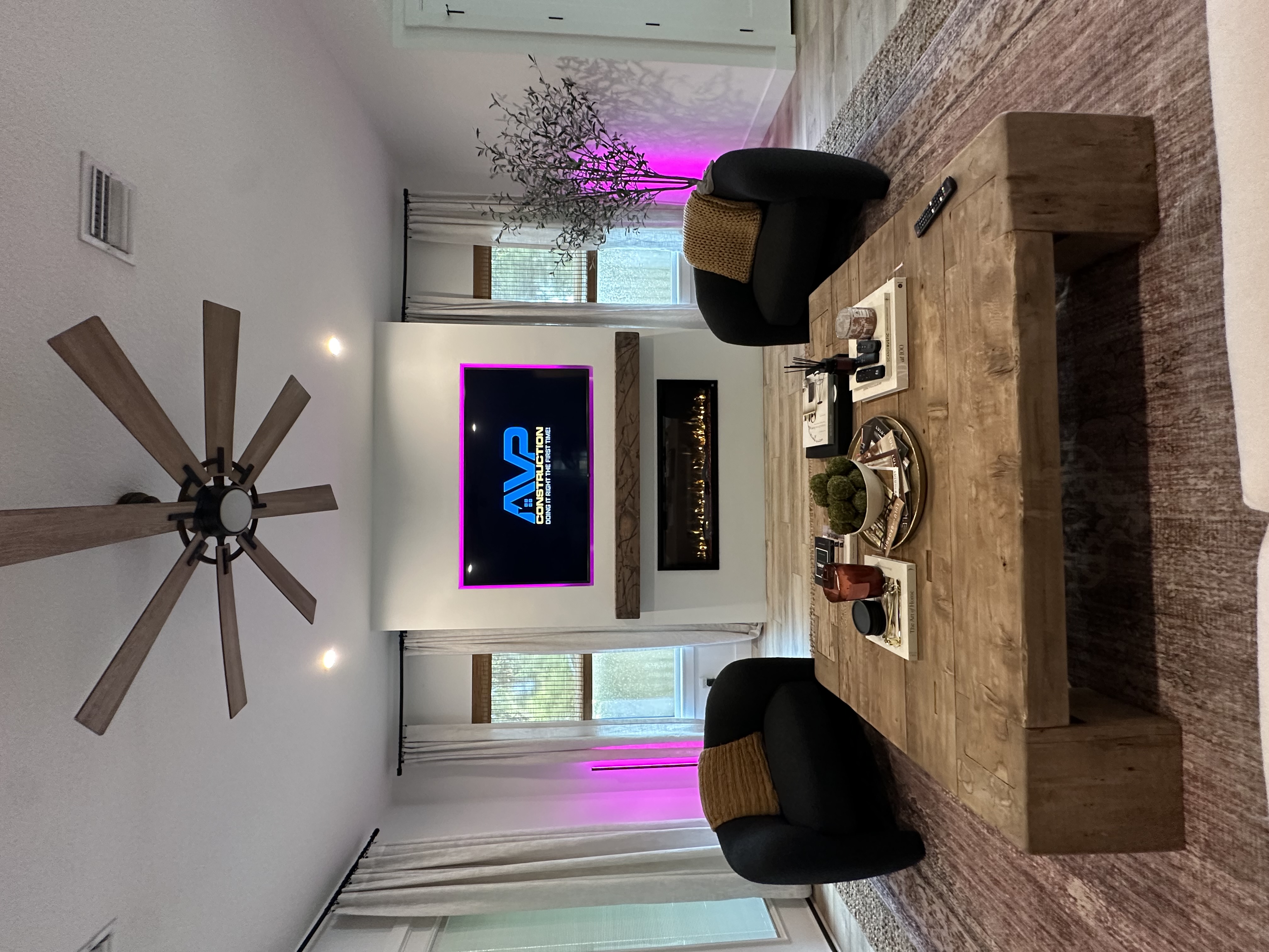 After: TV Entertainment Centers by AVP Construction JAX in JAX Beach, Jacksonville Beach, FL
