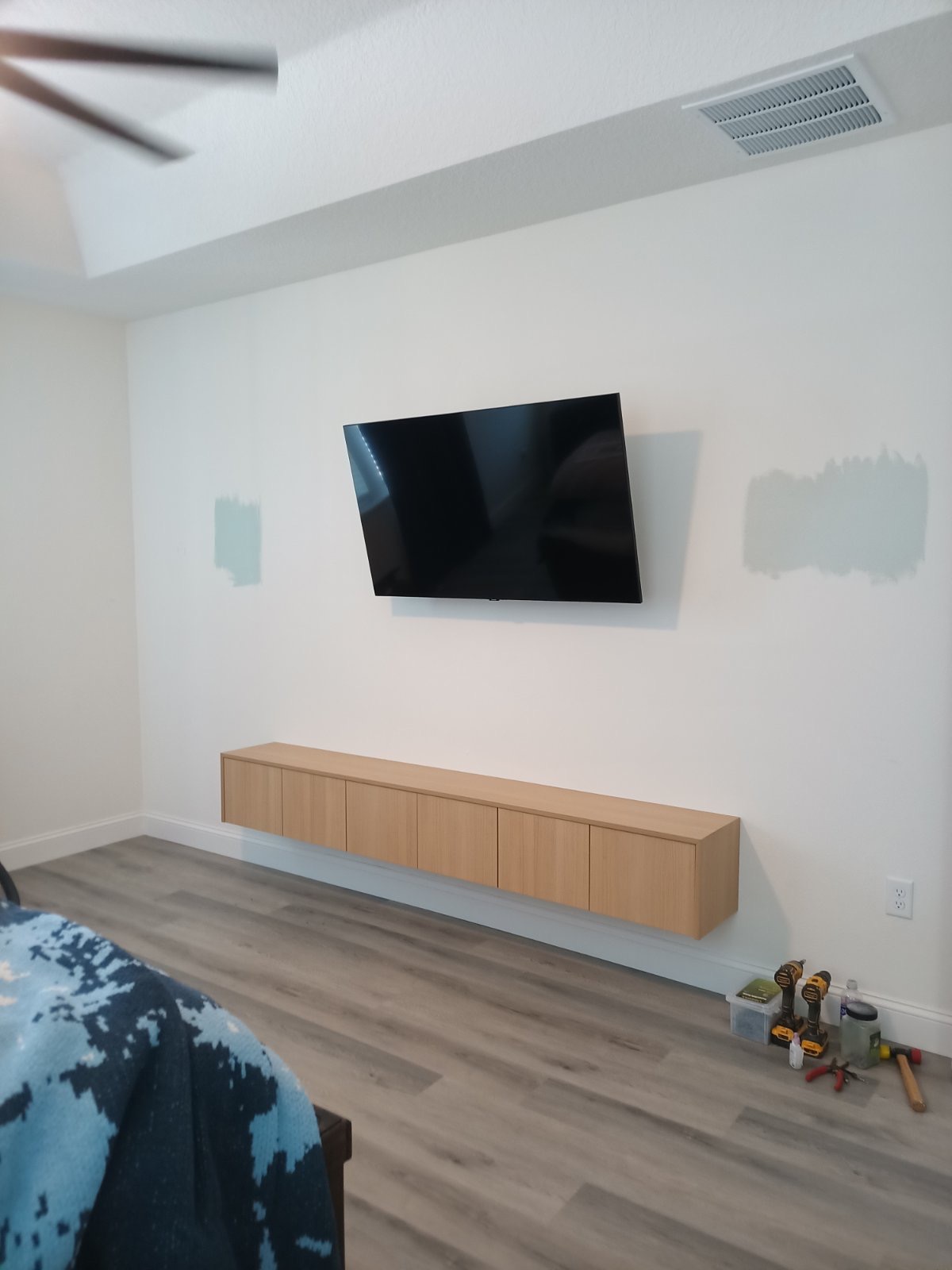 During: TV Entertainment Centers by AVP Construction JAX in Sabal Estates, St. Augustine, FL